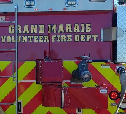 Grand Marais Fire Department experiences an increase in calls in 2023 and receives newer aerial truck