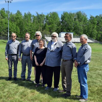 The new Arrowhead Cooperative board at the Annual Meeting on Saturday, June 5. Photo courtesy of Sue Hakes