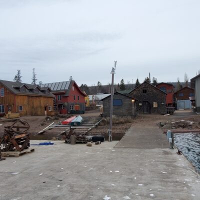 Another look at the space from the working dock used by North Superior Fisheries. 