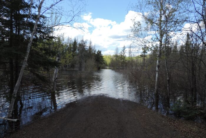 Flooding at the end of the Gunflint Trail continues as Memorial Day weekend nears
