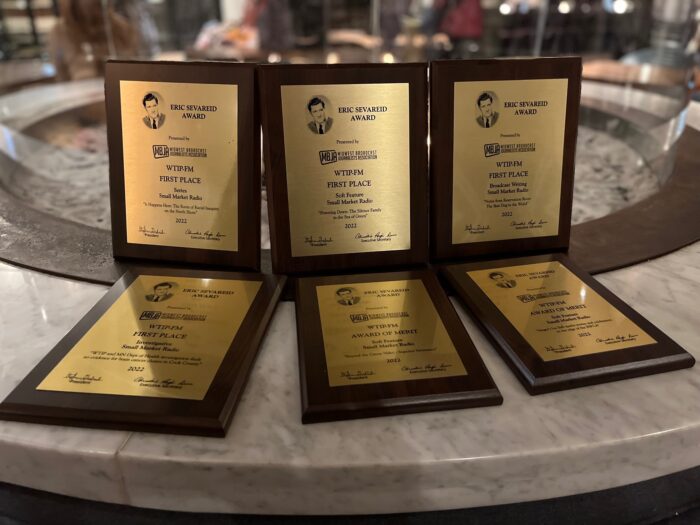 WTIP wins six awards from Midwest Broadcast Journalists Association