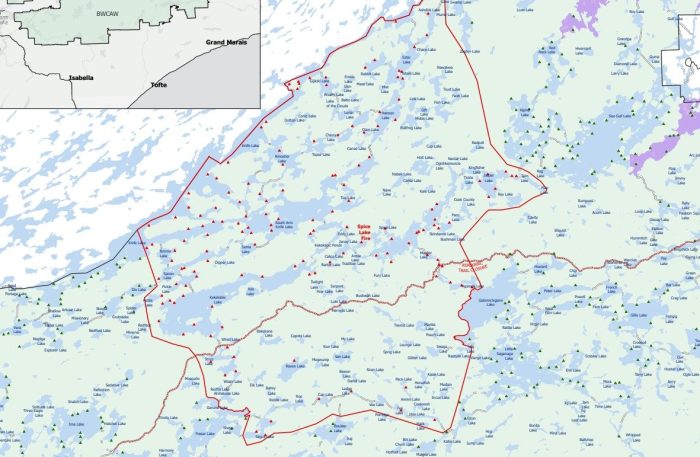 Forest Service closes area of the BWCA due to wildfire