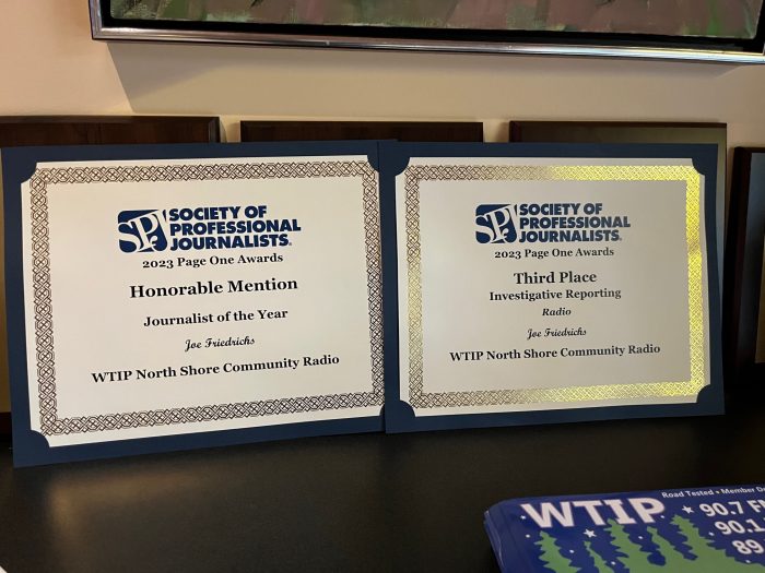 WTIP News Department wins several awards from Minnesota Society of Professional Journalists