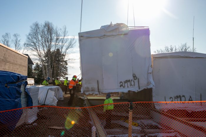 Installation of Crosby Bakery building revives vacant downtown space in Grand Marais