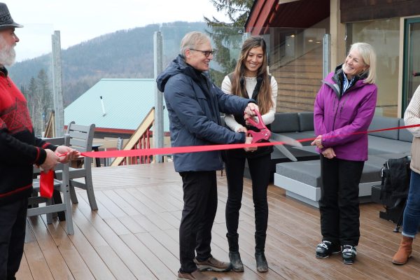 Lutsen Mountain 75th Anniversary and new ski lift ribbon cutting. by M Baxley