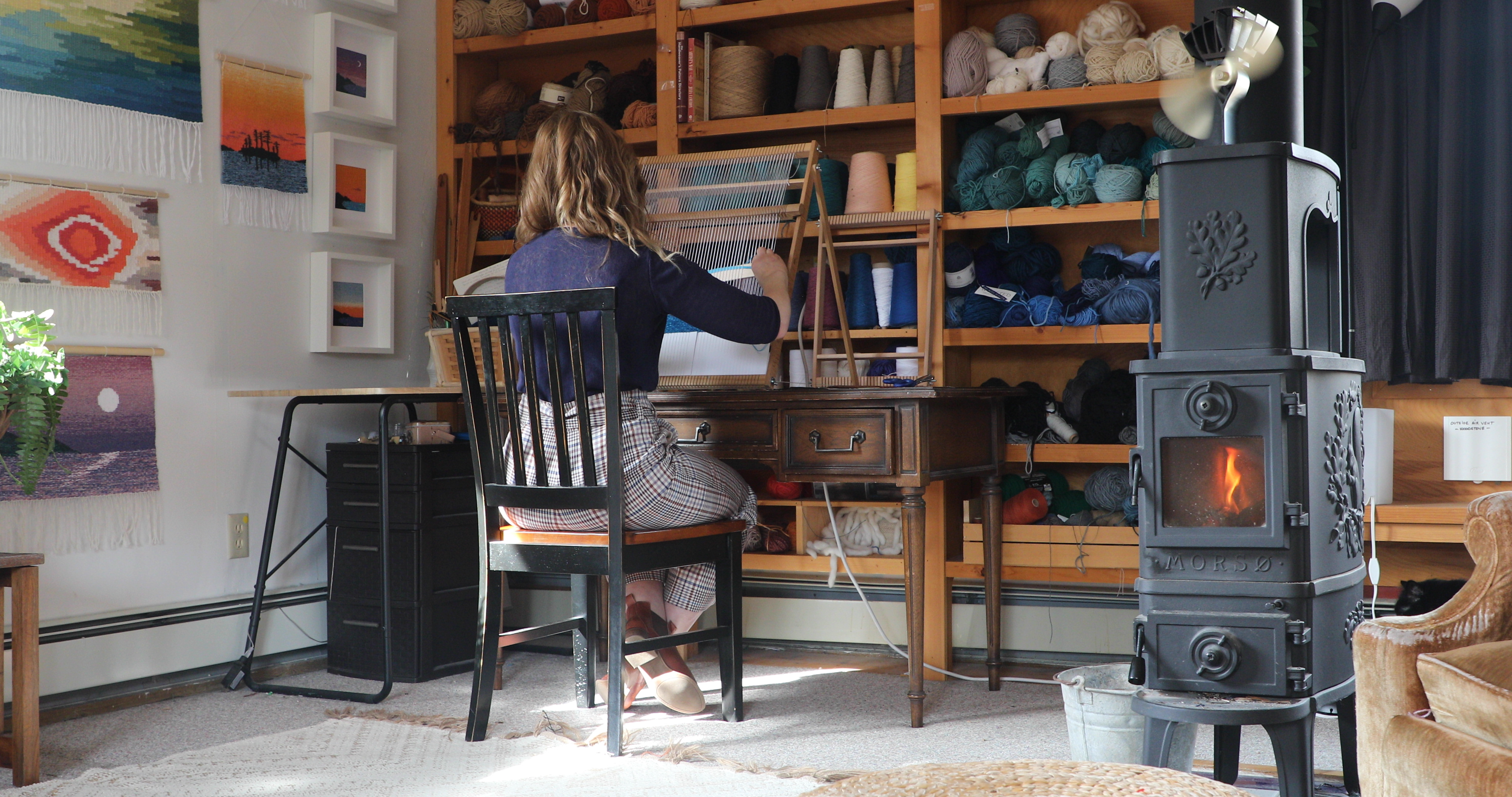 Tapestry Weaver Emily Wick invites WTIP into her Studio