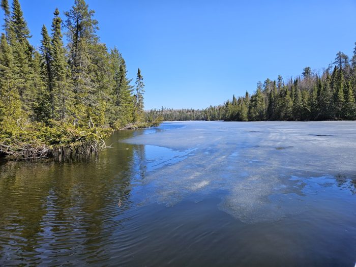 Cook County and BWCA lakes experience early ice out as fishing opener nears
