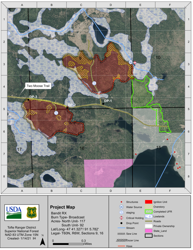 Forest Service plans to implement Bandit prescribed fire near Tofte on ...