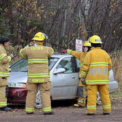 Before the extrication