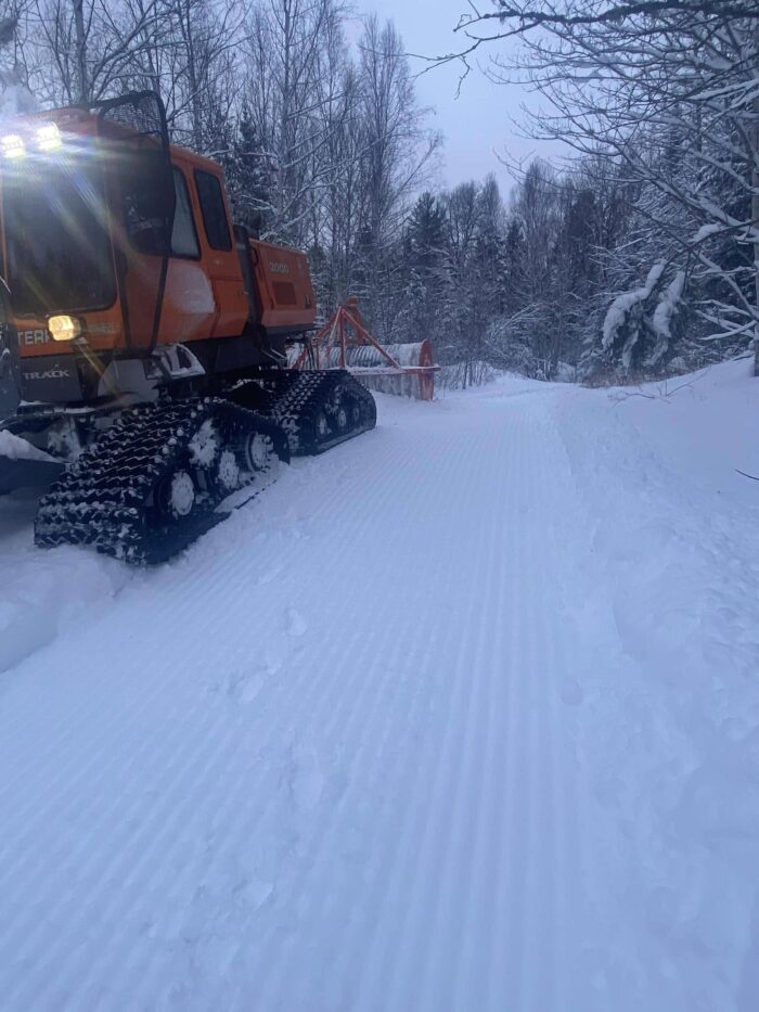 Trail clearing of downed trees continue, grooming to begin soon