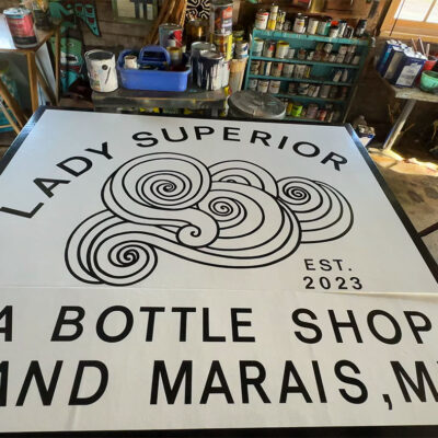 A new sign for Lady Superior