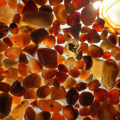 Agate window display