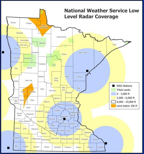 Emergency Managers work to address weather radar gaps across Minnesota