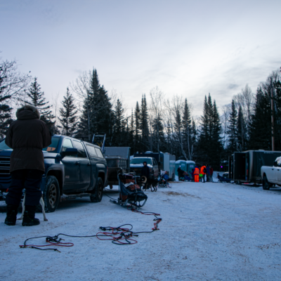 Pre Race Parking lot