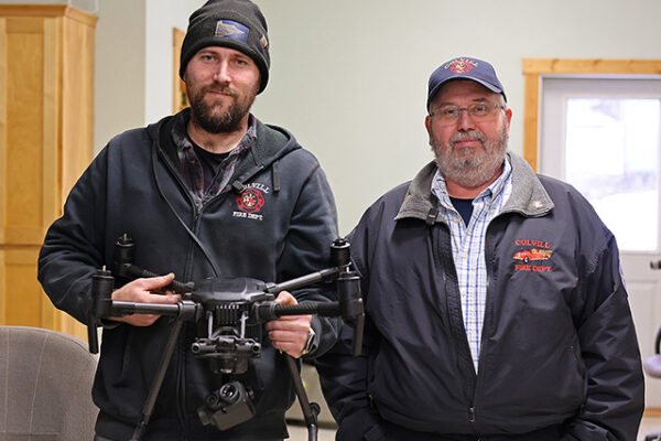 Colvill Fire Dept drone