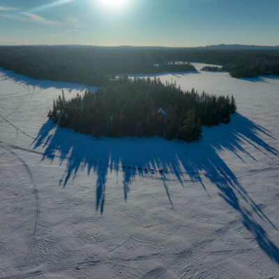 John Beargrease Sled Dog Marathon Trail Center Stop