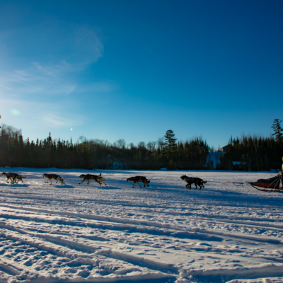 John Beargrease Sled Dog Marathon Trail Center Stop