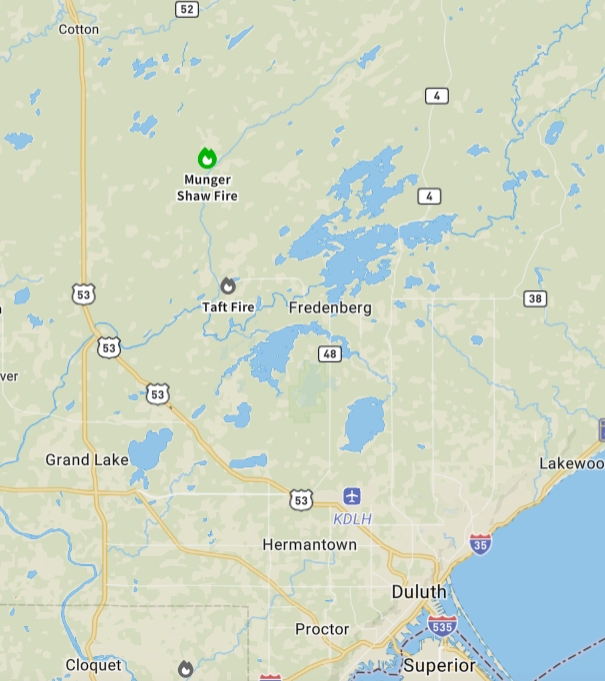 Evacuation orders in place near Cotton as Munger Shaw Fire grows