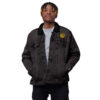 Black denim sherpa jacket - Image 2