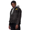 Black denim sherpa jacket - Image 3