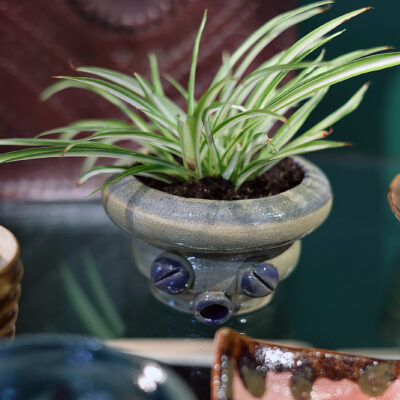 Face on a pot Face on a pot