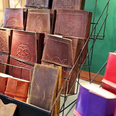Leather-bound journals Leather-bound journals