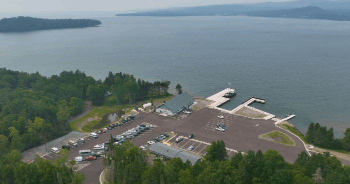 Grand Portage celebrates completion of Hat Point Marina & Ferry Terminal, raises flag