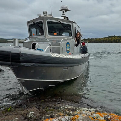 Grand Portage Coast Guard boat
