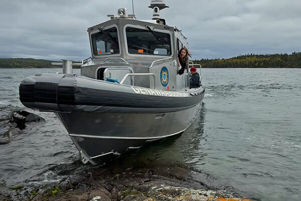 Grand Portage Coast Guard boat
