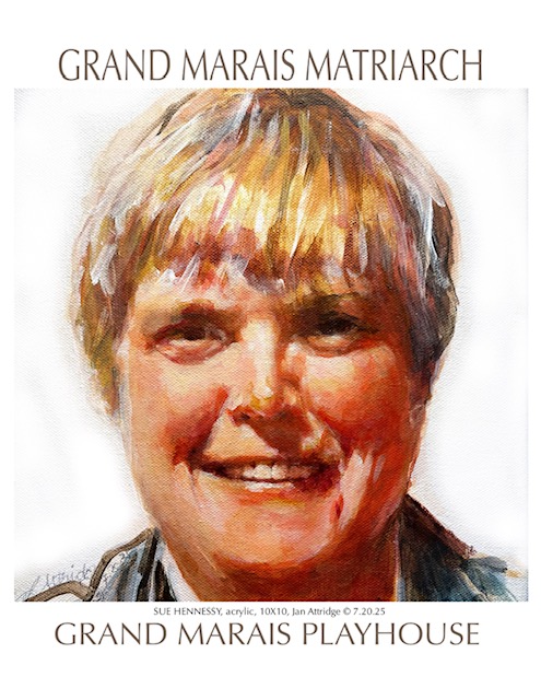 Sue Hennessey will retire from the Grand Marais Playhouse after 2027 spring production