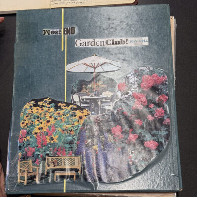 West End Garden Club scrapbook West End Garden Club scrapbook