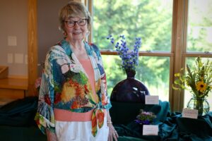 Ginny Storlie at the 2025 West End Garden Club flower show