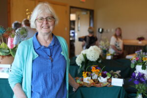 Jane Johnson at the 2025 West End Garden Club flower show