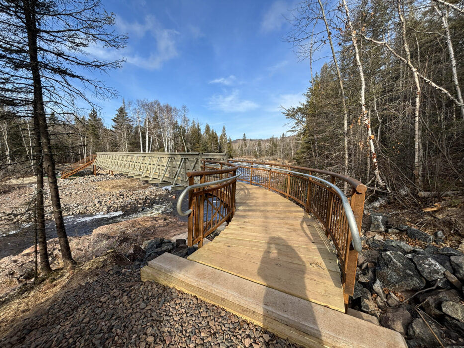 New High Falls Bridge opens at Tettegouche State Park