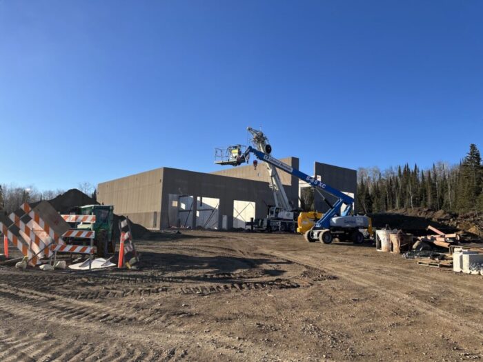 Grand Marais transfer station construction makes rapid progress