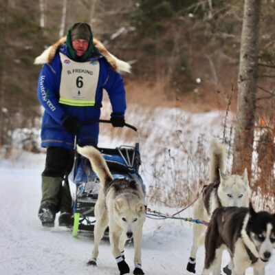 Blake Freking and team. Photo by Chuck Olsen