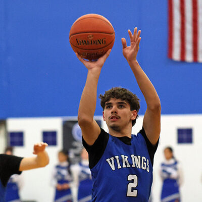 Basketball - Mccoy takes the shot