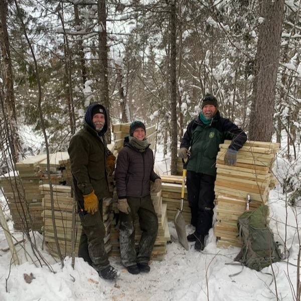 Sled dogs assist Forest Service to complete Eagle Mountain rehabilitation project in BWCAW
