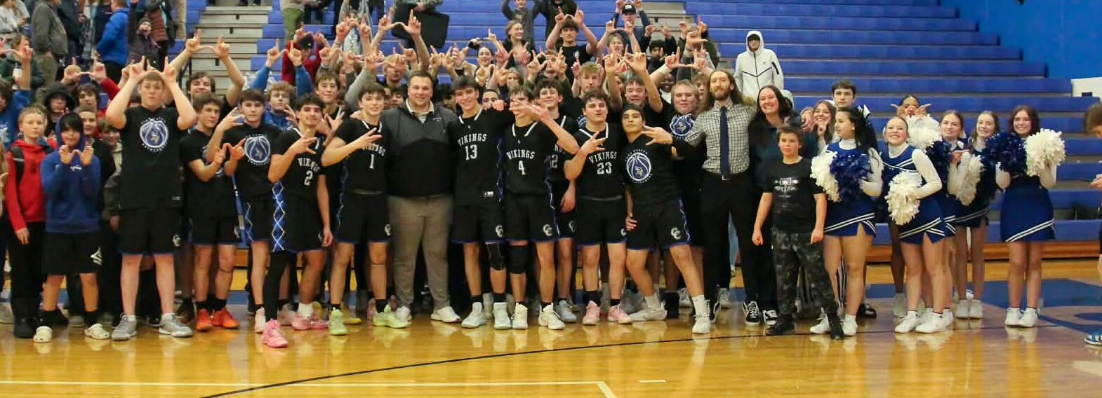 Vikings win first playoff game in thrilling fashion