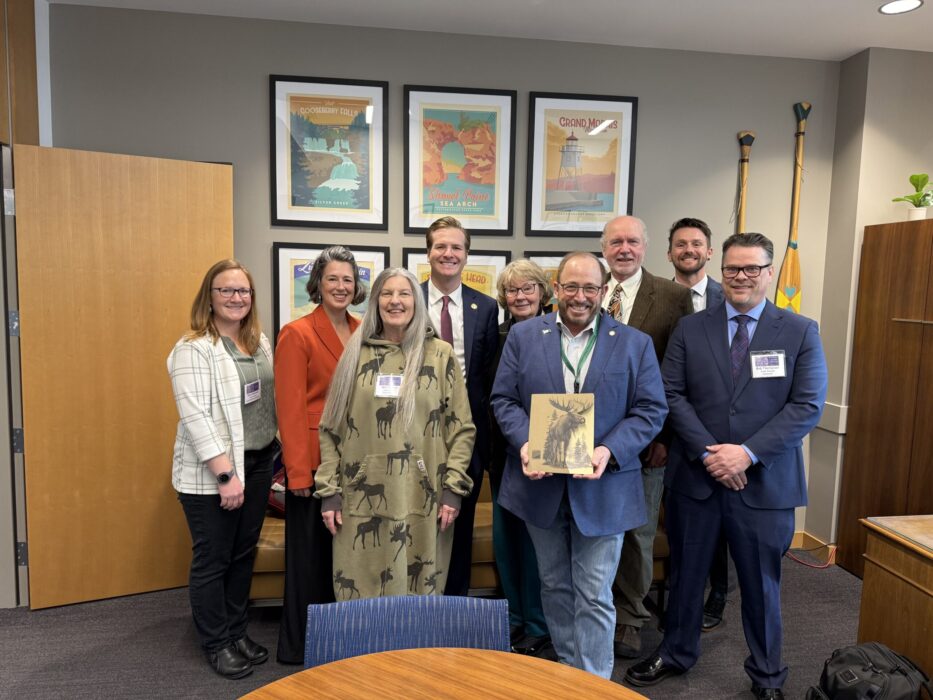 Cook County staff and commissioners visit legislators in St. Paul