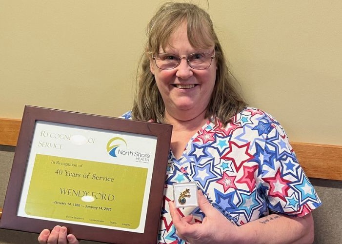 Wendy Ford celebrates 40 years at North Shore Health