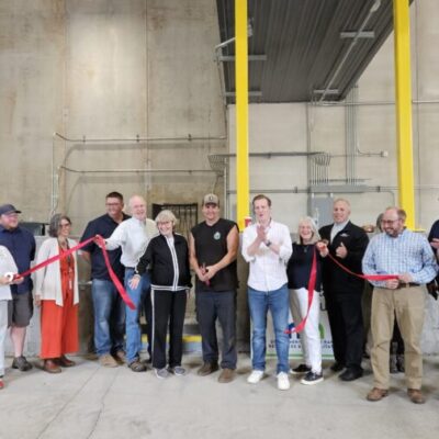 Transfer Station ribbon cutting ceremony