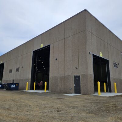 Exterior of the Grand Marais Transfer Station