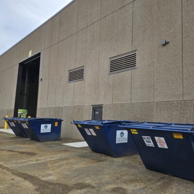Exterior of the Grand Marais Transfer Station