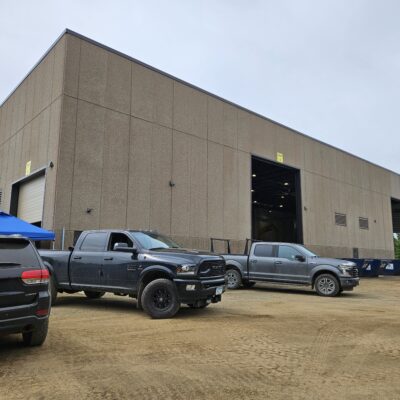 Exterior of the Grand Marais Transfer Station