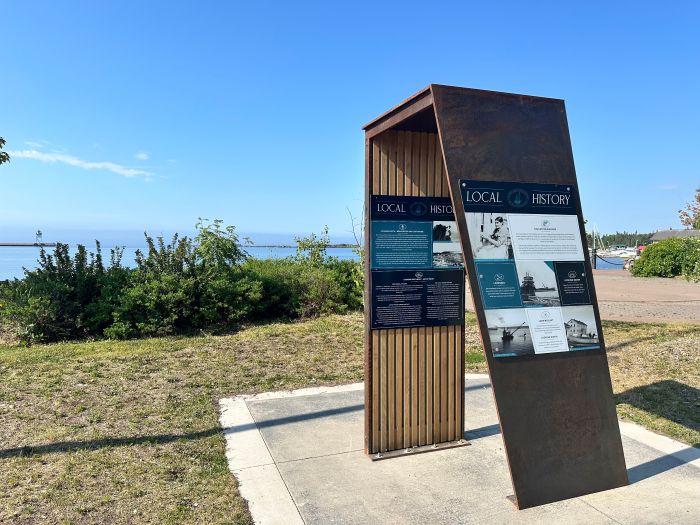 New kiosks highlight Grand Marais history along Highway 61
