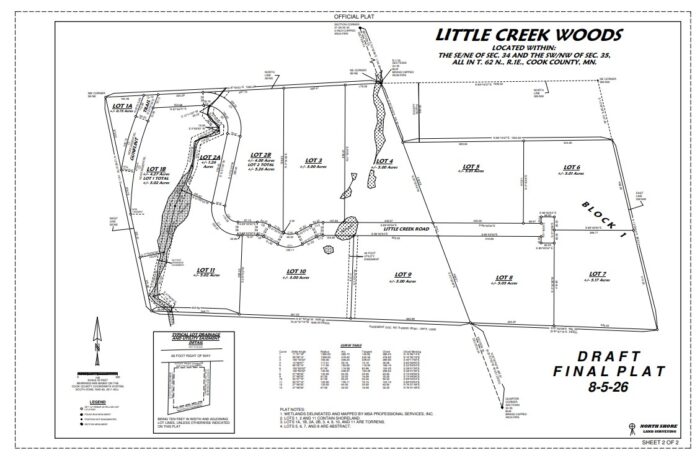 Little Creek Woods subdivision moves forward with final plat approval